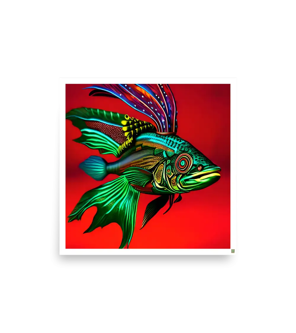 06 COLOR FISH Photo Poster
