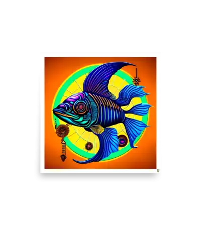 11 COLOR FISH Photo Poster