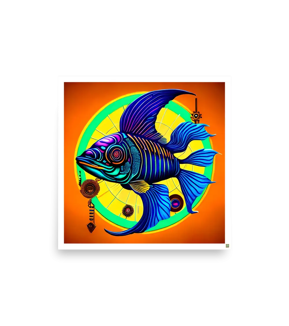 11 COLOR FISH Photo Poster