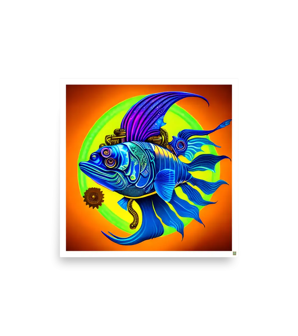 08 COLOR FISH Photo Poster