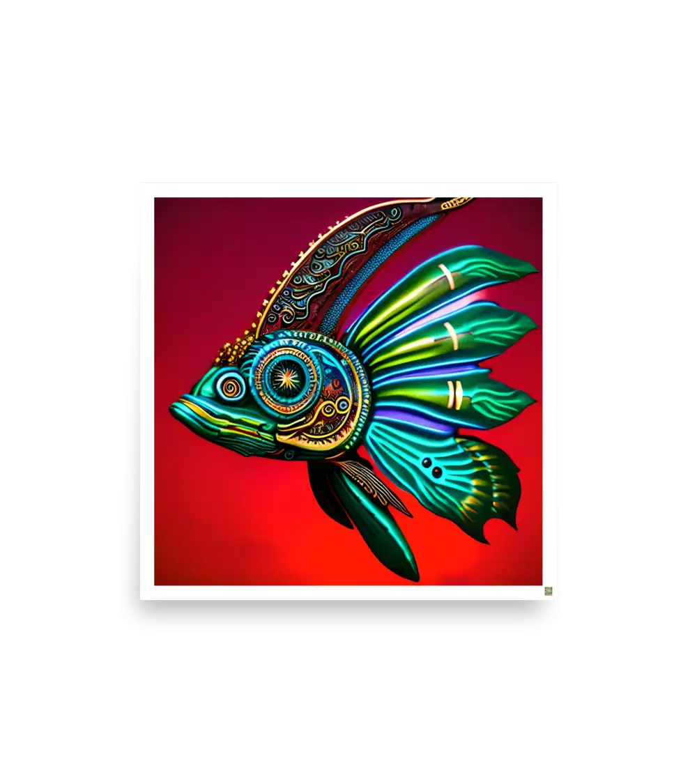 09 COLOR FISH Photo Poster