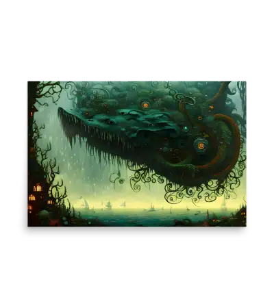 13 WATER MONSTER SIDE Poster