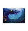 15 WATER MONSTER SIDE Poster