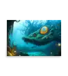 32 WATER MONSTER SIDE Poster