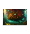 04 WATER MONSTER RED Poster
