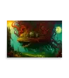 14 WATER MONSTER RED Poster