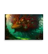 15 WATER MONSTER RED Poster