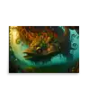 20 WATER MONSTER RED Poster