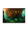 23 WATER MONSTER RED Poster