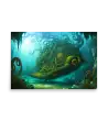 09 WATER HOUSE MONSTER Poster
