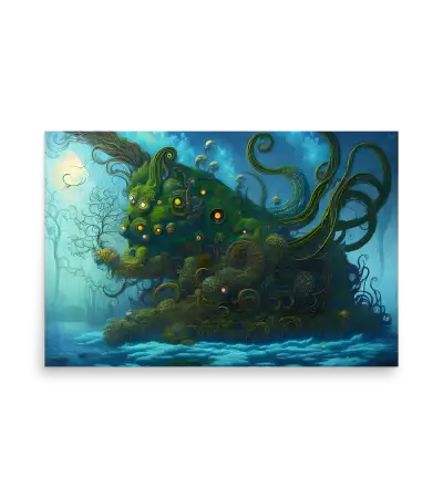 19 WATER HOUSE MONSTER Poster