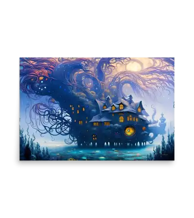 02 WATER DARK HOUSE Poster