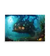 04 WATER DARK HOUSE Poster