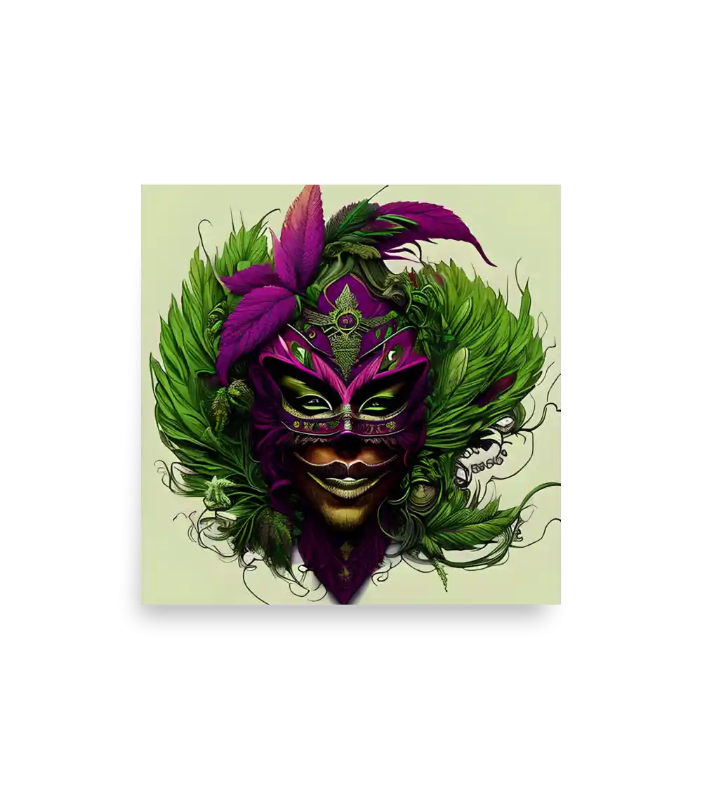 07 GREEN HFQ BURLESQUE Poster