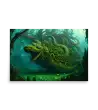 06 WATER MONSTER GREEN Poster