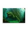 08 WATER MONSTER GREEN Poster