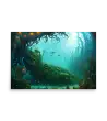 20 WATER MONSTER GREEN Poster