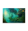 23 WATER MONSTER GREEN Poster