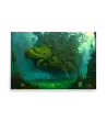 40 WATER MONSTER GREEN Poster