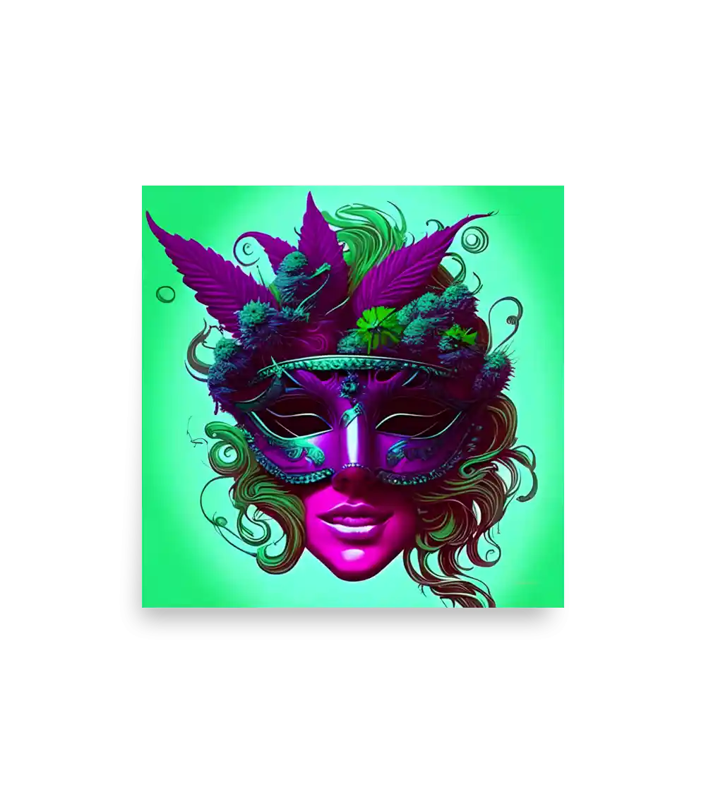 09 GREEN HFQ BURLESQUE Poster