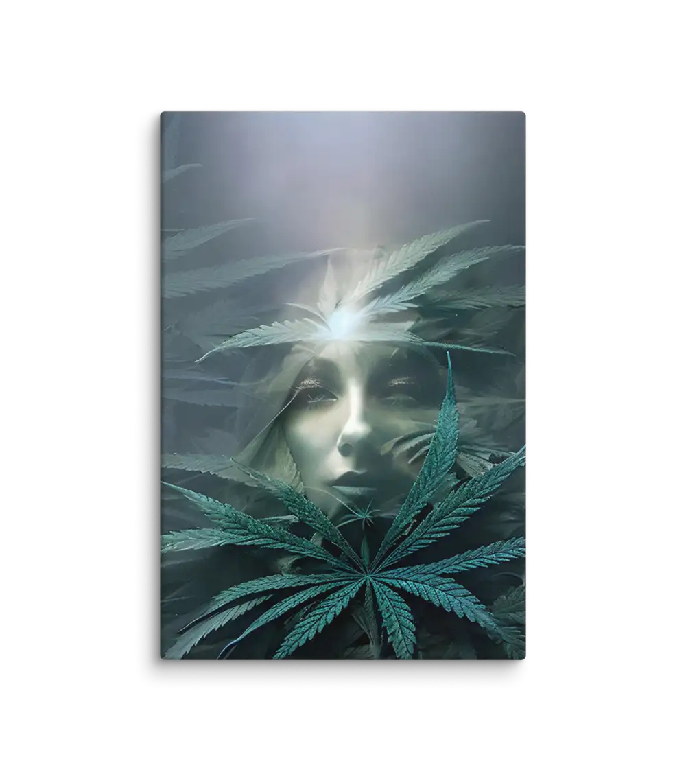 Maria Juana 10 Petrol Canvas