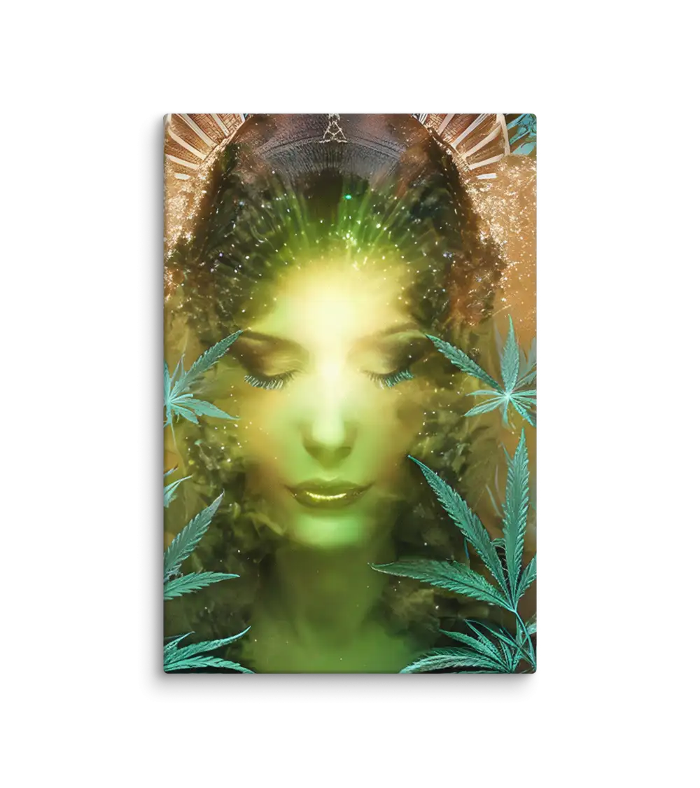 Maria Juana 11 Orange Canvas