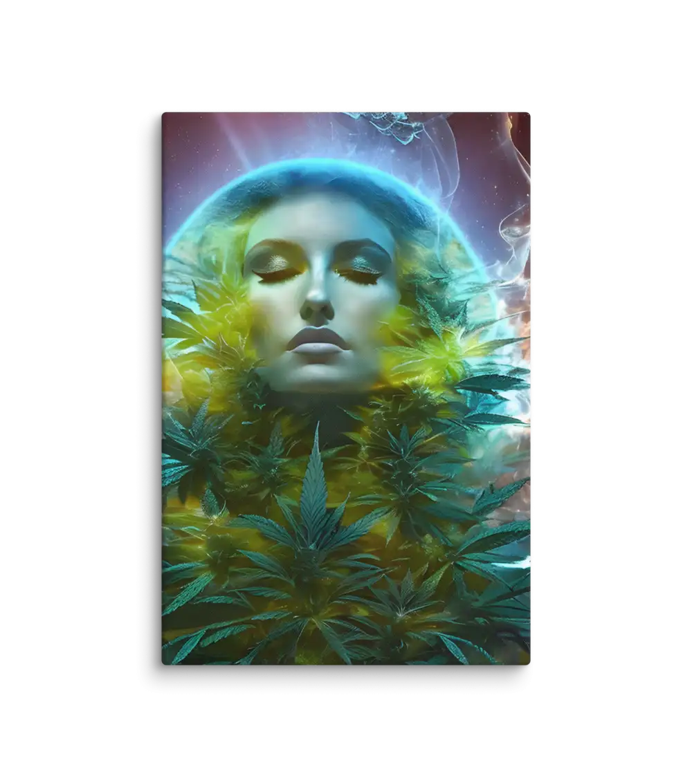 Maria Juana 01 Blue Canvas