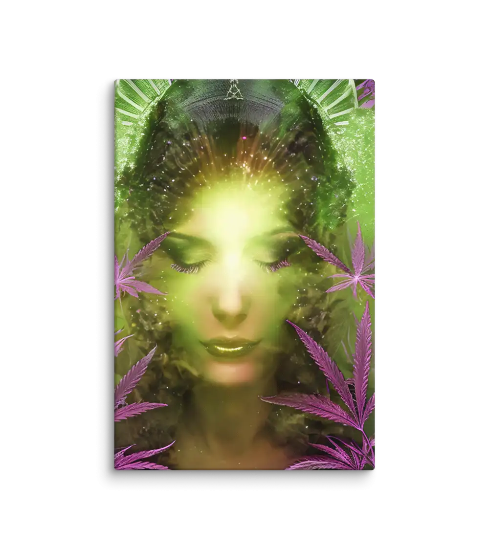 Maria Juana 11 Yellow Canvas