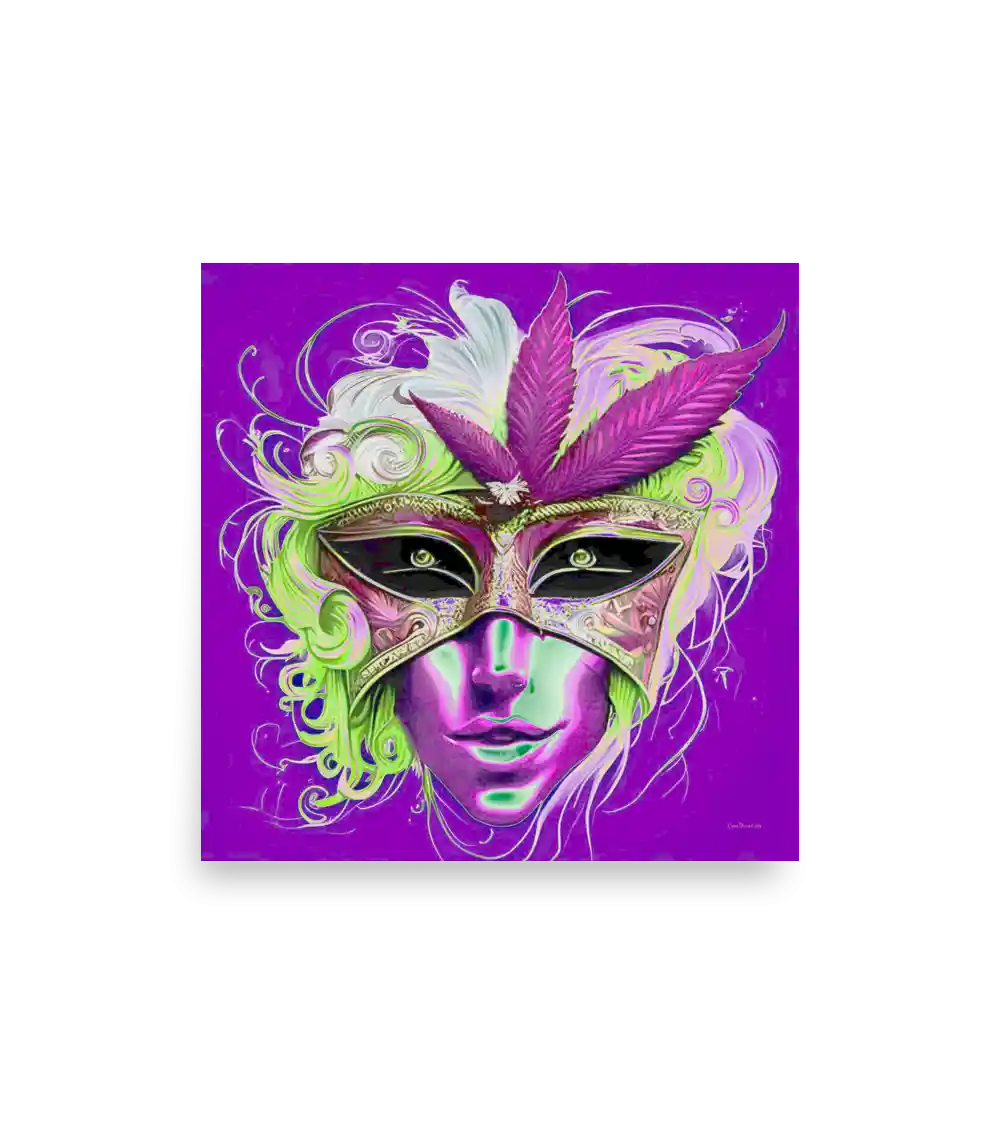 10 PURPLE HFQ BURLESQUE Poster
