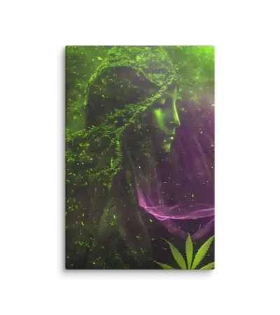 Maria Juana 14 Green Canvas