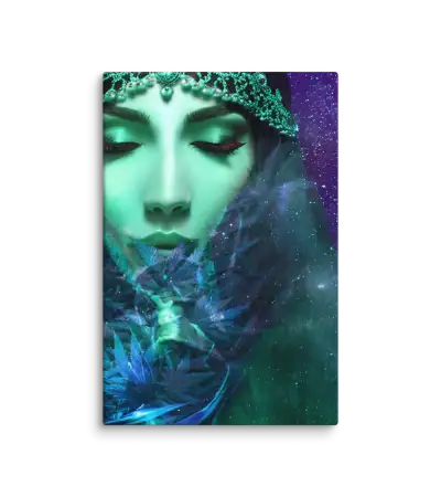 Maria Juana 25 Petrol Canvas