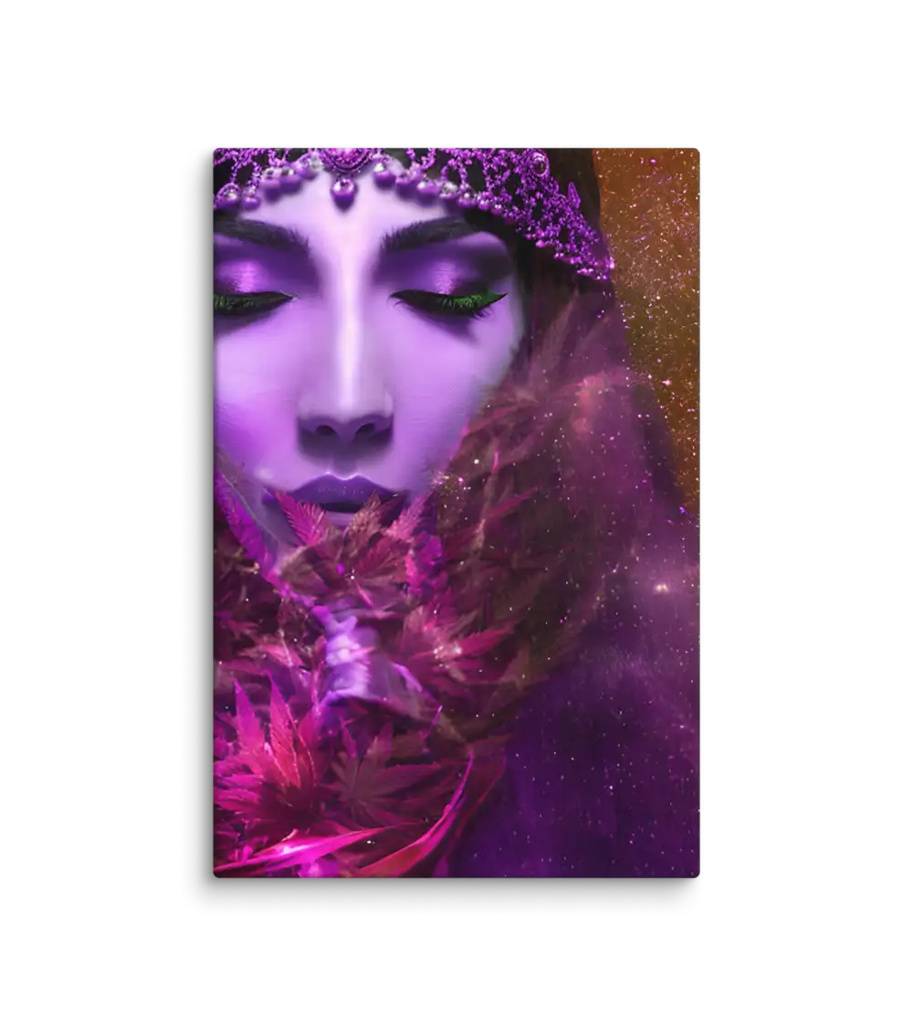 Maria Juana 25 Wine Canvas