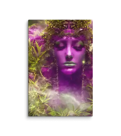 Maria Juana 22 Gold Canvas