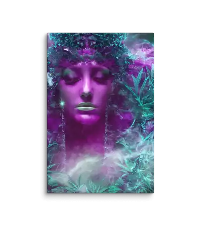 Maria Juana 22 Petrol Canvas