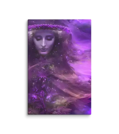 Maria Juana 23 Lila Canvas