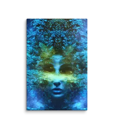 Maria Juana 21 Blue Canvas