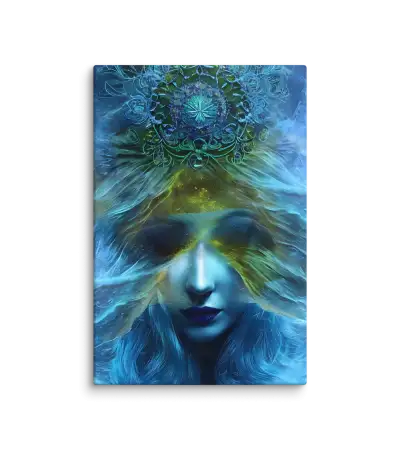 Maria Juana 19 Blue Canvas