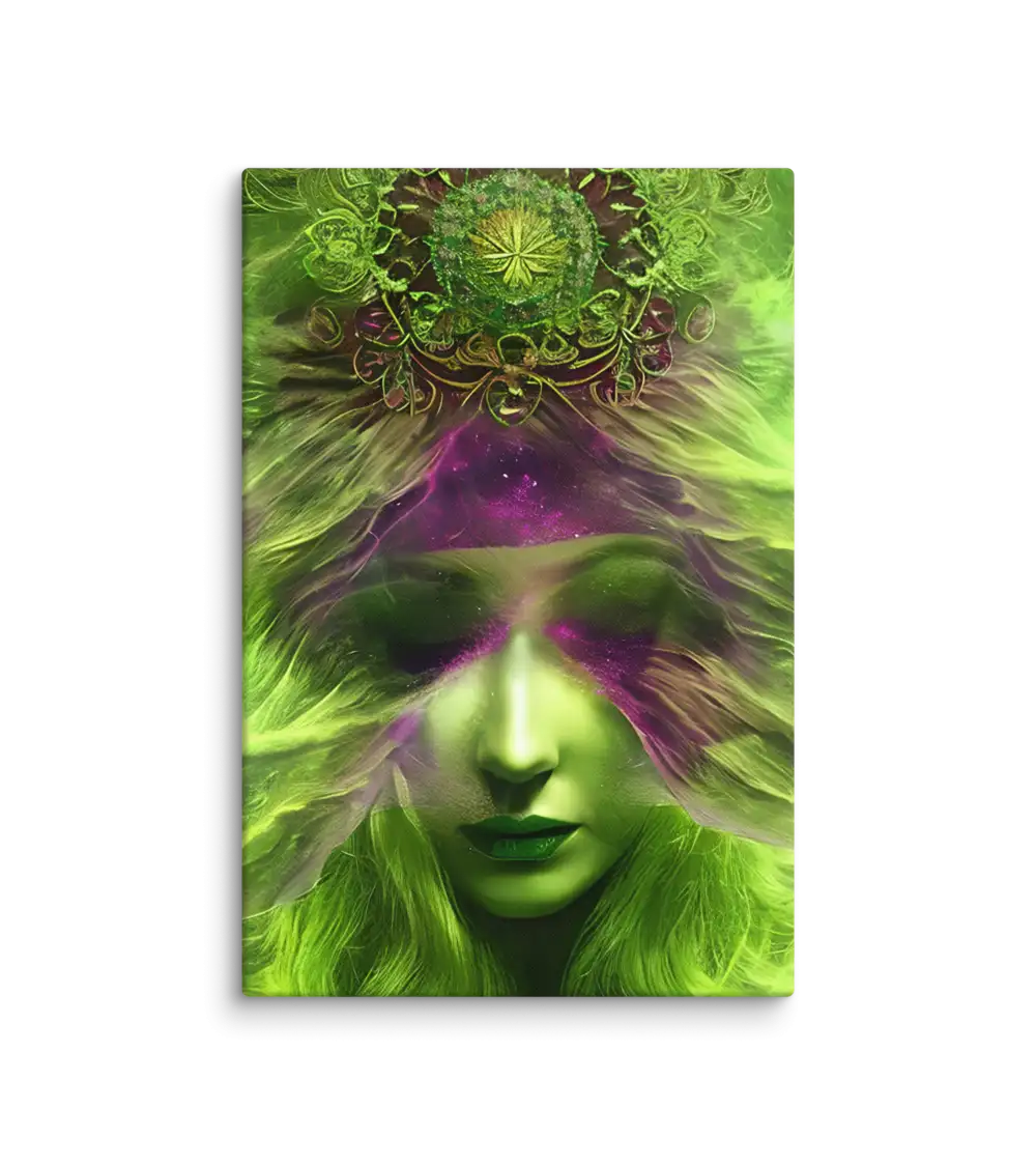Maria Juana 19 Green Canvas