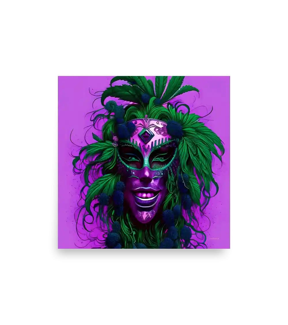 12 PURPLE HFQ BURLESQUE Poster