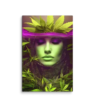 Maria Juana 12 Yellow Canvas