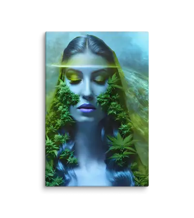 Maria Juana 39 Blue Canvas