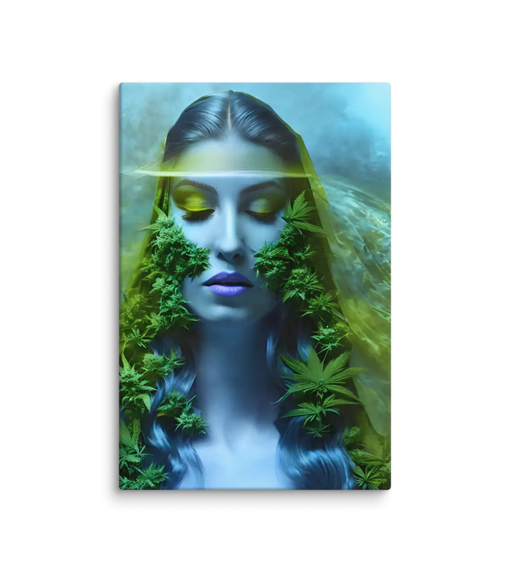 Maria Juana 39 Blue Canvas