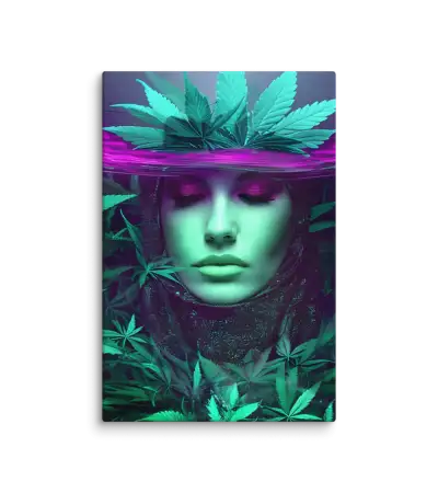 Maria Juana 12 Green Canvas