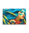 18 RETRO LADY FLAT Canvas