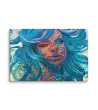 03 RETRO LADY FLAT Canvas