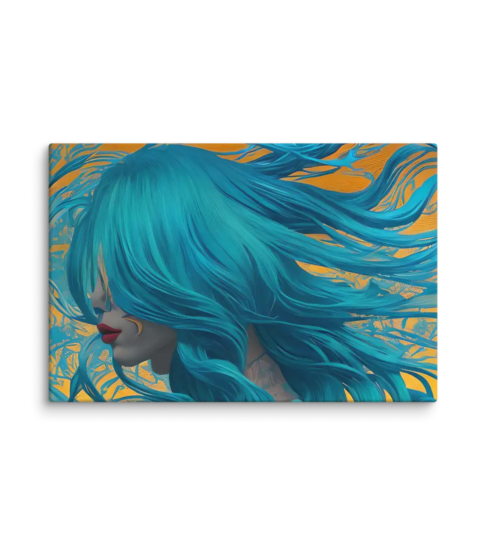 20 RETRO LADY FLAT Canvas