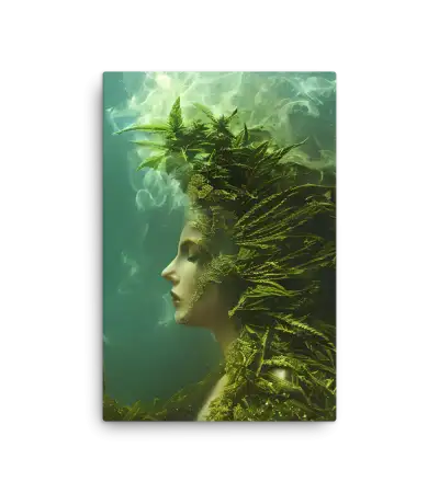 09 MARIA JUANA SIDE Canvas