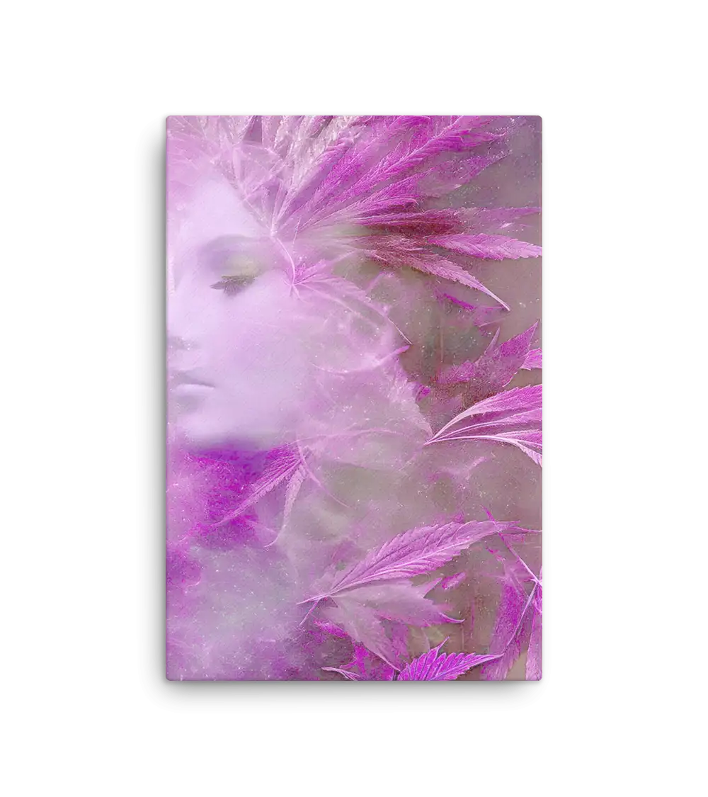 07 PINK MARIA JUANA SIDE Canvas