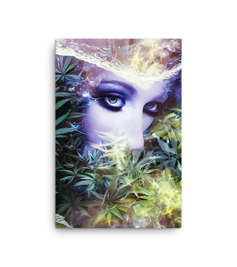 02 BLUE MARIA JUANA SIDE Canvas