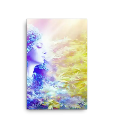 04 BLUE MARIA JUANA SIDE Canvas